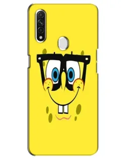 Чехол для OPPO A31 с картинкой «Минималистичный Спанч Боб» Чехол для OPPO A31 с картинкой «Минималистичный Спанч Боб»