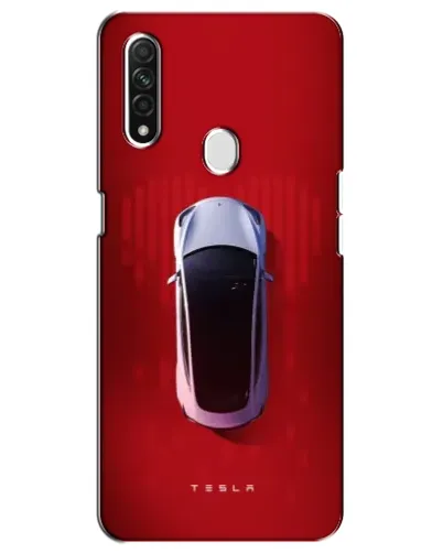 Чехол для OPPO A31 с картинкой «Tesla Top View»