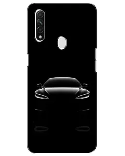 Чехол для OPPO A31 с картинкой «Силуэт Tesla Night»