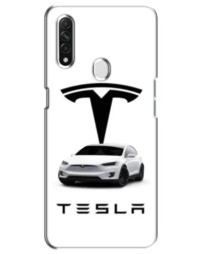 Чехол для OPPO A31 с картинкой «Tesla White Style»
