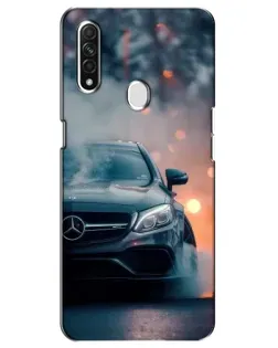 Чехол для OPPO A31 с картинкой «Mercedes — ночной город»