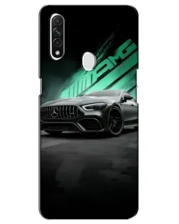 Чехол для OPPO A31 с картинкой «Темный Mercedes AMG»