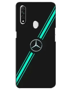 Чехол для OPPO A31 с картинкой «Спортивные линии Mercedes»