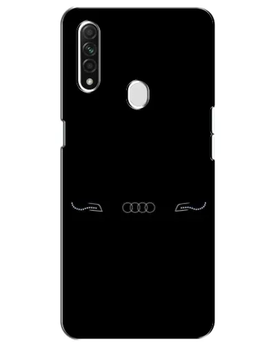 Чехол для OPPO A31 с картинкой «Audi — световой подпись»