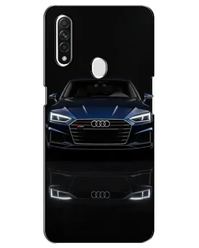 Чехол для OPPO A31 с картинкой «Audi — ночное отражение»
