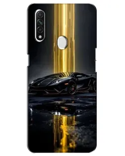 Чехол для OPPO A31 с картинкой «Ночной Lamborghini драйв»