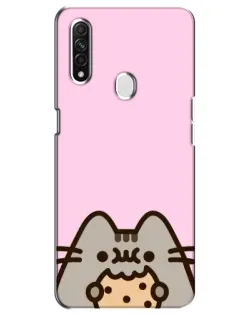 Чехол для OPPO A31 с картинкой «Pusheen и печенье» Чехол для OPPO A31 с картинкой «Pusheen и печенье»