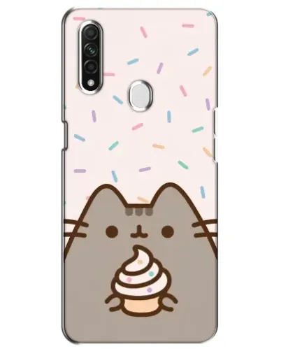 Чехол для OPPO A31 с картинкой «Пушин с кексом» Чехол для OPPO A31 с картинкой «Пушин с кексом»