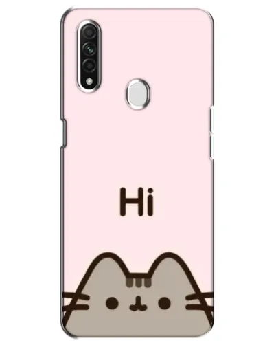 Чехол для OPPO A31 с картинкой «Пушин говорит Hi» Чехол для OPPO A31 с картинкой «Пушин говорит Hi»