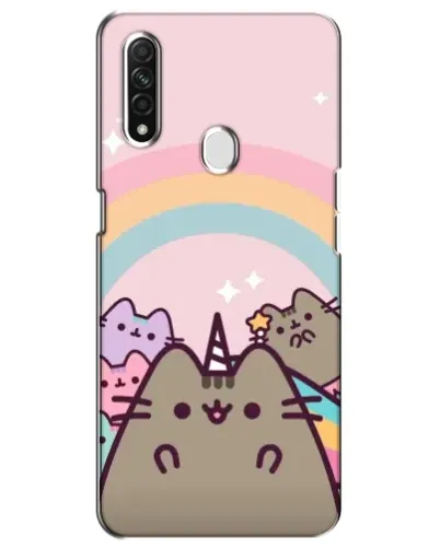 Чехол для OPPO A31 с картинкой «Единорог Pusheen» Чехол для OPPO A31 с картинкой «Единорог Pusheen»