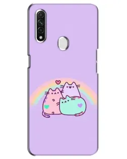 Чохол для OPPO A31 з картинкою «Веселкові Пушини» Чохол для OPPO A31 з картинкою «Веселкові Пушини»