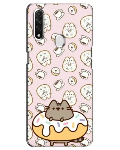 Чехол для OPPO A31 с картинкой «Пушин на пончике» Чехол для OPPO A31 с картинкой «Пушин на пончике»