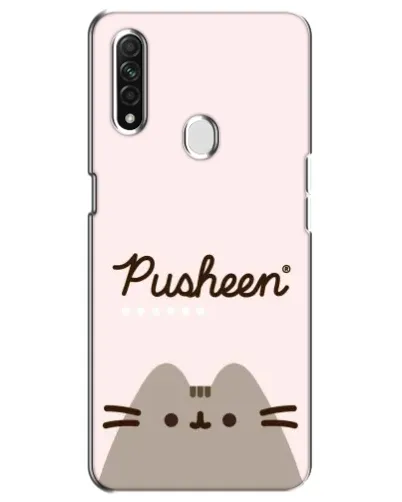 Чехол для OPPO A31 с картинкой «Pusheen логотип» Чехол для OPPO A31 с картинкой «Pusheen логотип»