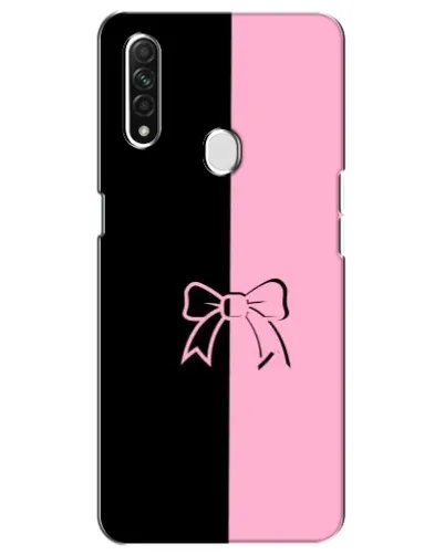 Чехол для OPPO A31 с картинкой «Половинки банта»