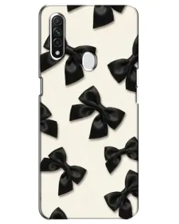 Чехол для OPPO A31 с картинкой «Черные бантики»