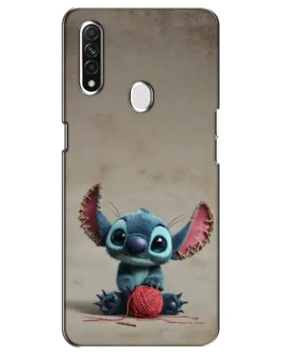 Чохол для OPPO A31 з картинкою «Стіч на чоричневому фоні»