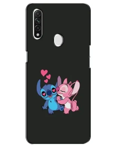Чохол для OPPO A31 з картинкою «Анжел цілує Стіча»
