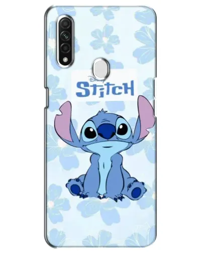 Чохол для OPPO A31 з картинкою «Stitch серед квітів»
