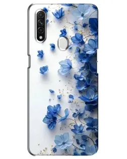 Чехол для OPPO A31 с картинкой «Голубой цветочный каскад» Чехол для OPPO A31 с картинкой «Голубой цветочный каскад»