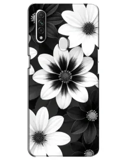 Чехол для OPPO A31 с картинкой «Монохромные астры» Чехол для OPPO A31 с картинкой «Монохромные астры»
