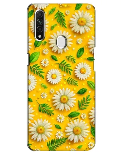 Чехол для OPPO A31 с картинкой «Ромашковое солнце»