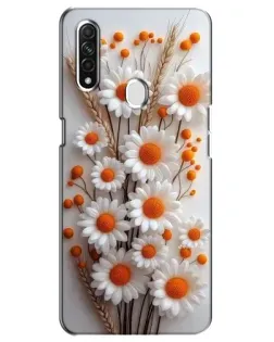Чехол для OPPO A31 с картинкой «Белые сухоцветы» Чехол для OPPO A31 с картинкой «Белые сухоцветы»