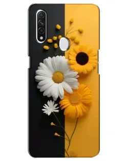 Чехол для OPPO A31 с картинкой «Подсолнух и ромашка» Чехол для OPPO A31 с картинкой «Подсолнух и ромашка»