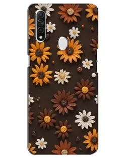 Чехол для OPPO A31 с картинкой «Узор из маленьких подсолнухов» Чехол для OPPO A31 с картинкой «Узор из маленьких подсолнухов»