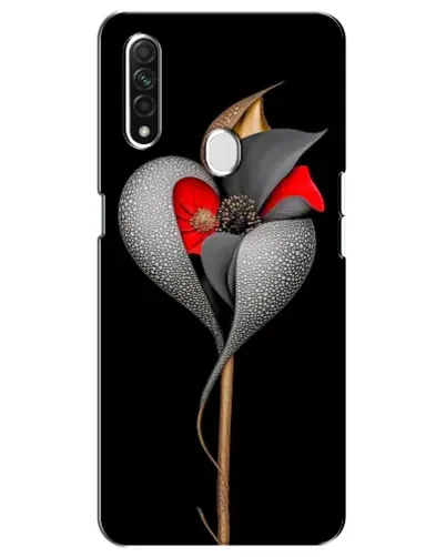 Чехол для OPPO A31 с картинкой «Серебряный фантазийный цветок» Чехол для OPPO A31 с картинкой «Серебряный фантазийный цветок»