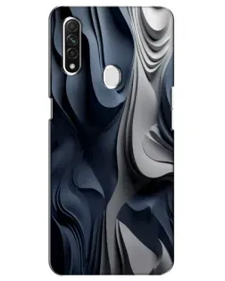 Чохол для OPPO A31 з картинкою «Об'ємні сині складки»