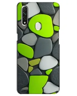 Чохол для OPPO A31 з картинкою «Яскрава неонова галька»