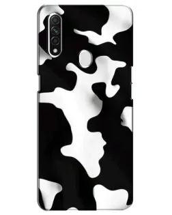 Чохол для OPPO A31 з картинкою «Чорно-біла пляма»