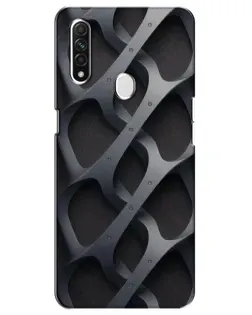 Чохол для OPPO A31 з картинкою «Об'ємне сіре плетіння»