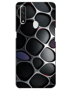 Чохол для OPPO A31 з картинкою «Об'ємна темна решітка»