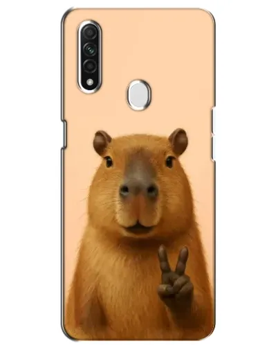 Чехол для OPPO A31 с картинкой «Капибара виктория»