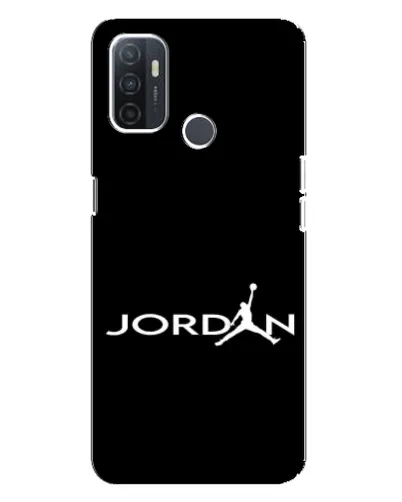 Чохол для OPPO A32 з картинкою «Jordan White Logo»