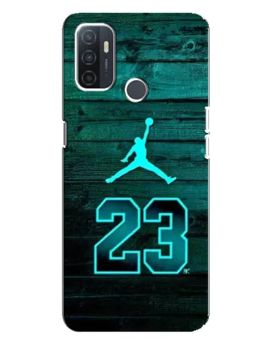 Чохол для OPPO A32 з картинкою «Jordan Cyan 23»