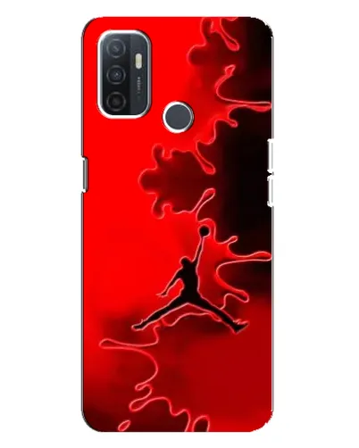 Чохол для OPPO A32 з картинкою «Jordan Red Smoke»