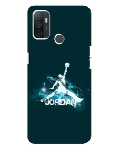 Чохол для OPPO A32 з картинкою «Jordan Blue Fire»