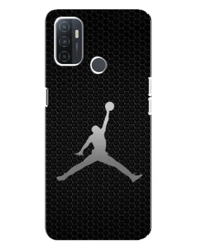 Чохол для OPPO A32 з картинкою «Jordan Dark Carbon»