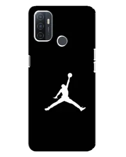 Чохол для OPPO A32 з картинкою «Jordan Silhouette»