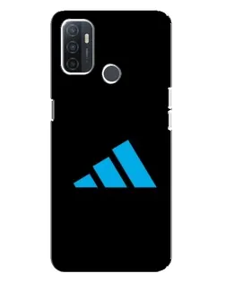 Чохол для OPPO A32 з картинкою «Adidas Cyan Logo»