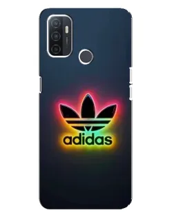 Чохол для OPPO A32 з картинкою «Неоновий Adidas»