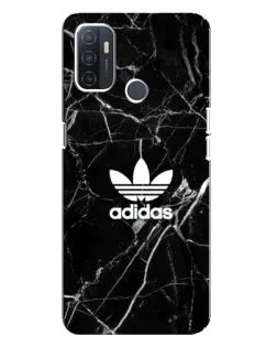 Чохол для OPPO A32 з картинкою «Білий мармур Adidas»