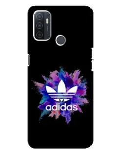 Чохол для OPPO A32 з картинкою «Вибух фарб Adidas»