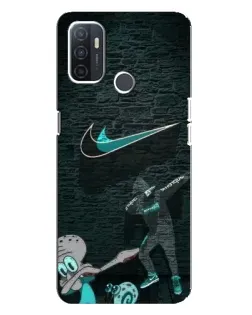 Чохол для OPPO A32 з картинкою «Спортивний арт Nike»