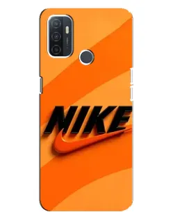 Чохол для OPPO A32 з картинкою «Помаранчевий драйв Nike»