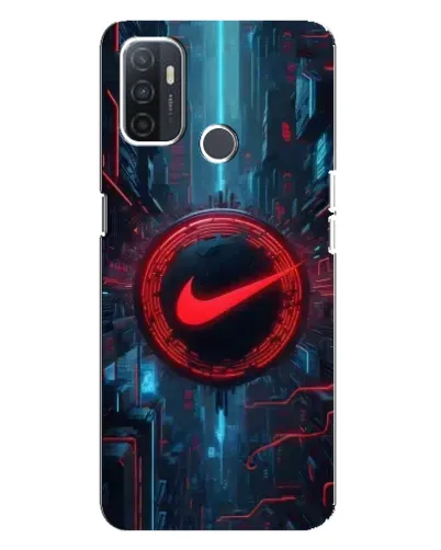 Чохол для OPPO A32 з картинкою «Техногенний стиль Nike»