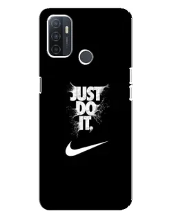 Чохол для OPPO A32 з картинкою «Текстовий принт Nike» Чохол для OPPO A32 з картинкою «Текстовий принт Nike»