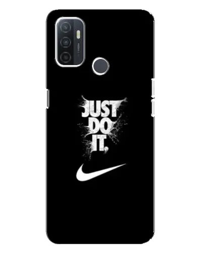 Чохол для OPPO A32 з картинкою «Текстовий принт Nike»